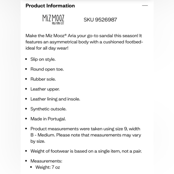 Miz Mooz Aria Women’s Aquamarine Comfort Sandal Sz. 38 (US 7.5-8) - Picture 2 of 9